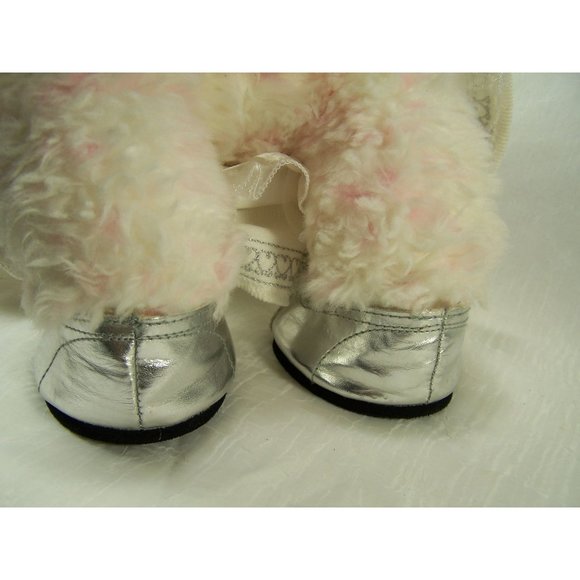 Build A Bear Snowflake Sweater Winter Outfit Pink and White Bear - Picture 9 of 13